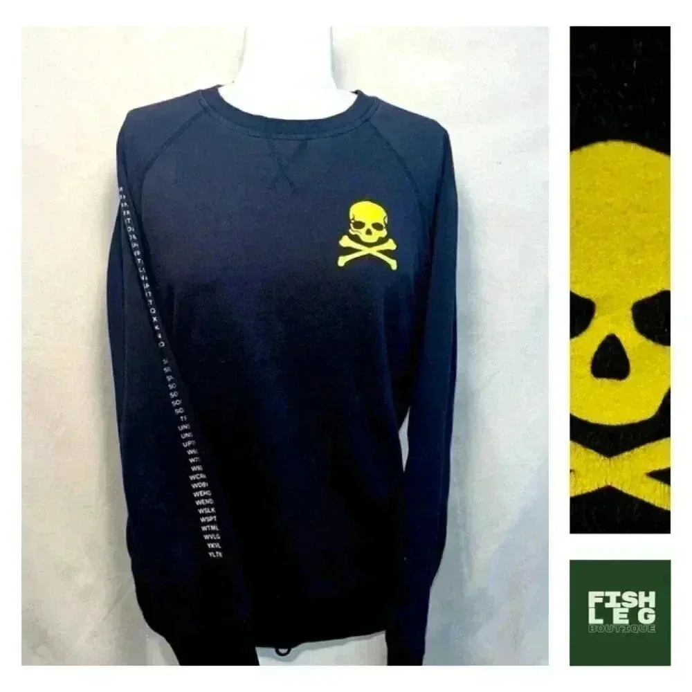 Soul Cycle | Raglan “Cities” Sweatshirt - Black / Sz S